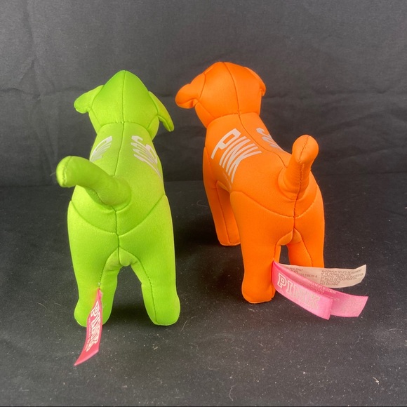 Pink Victoria’s Secret stuffed plush dog set - Picture 4 of 7